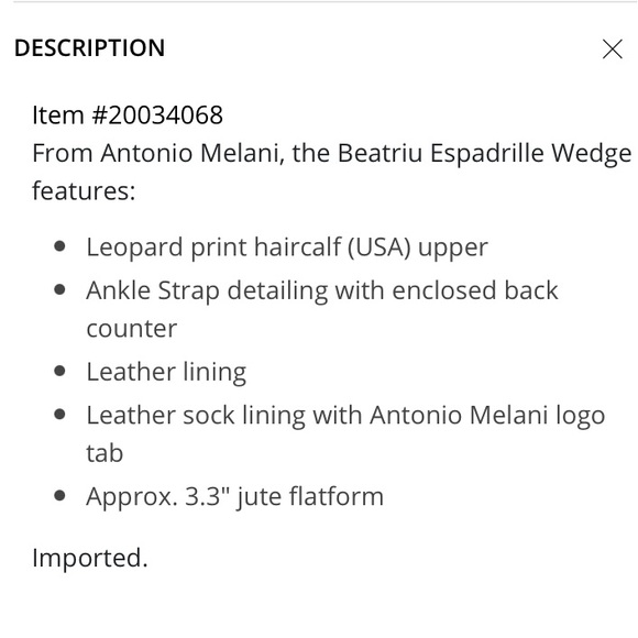 SOLD Leopard Print Jute Platform Wedge Espadrille Sandal - Picture 8 of 11